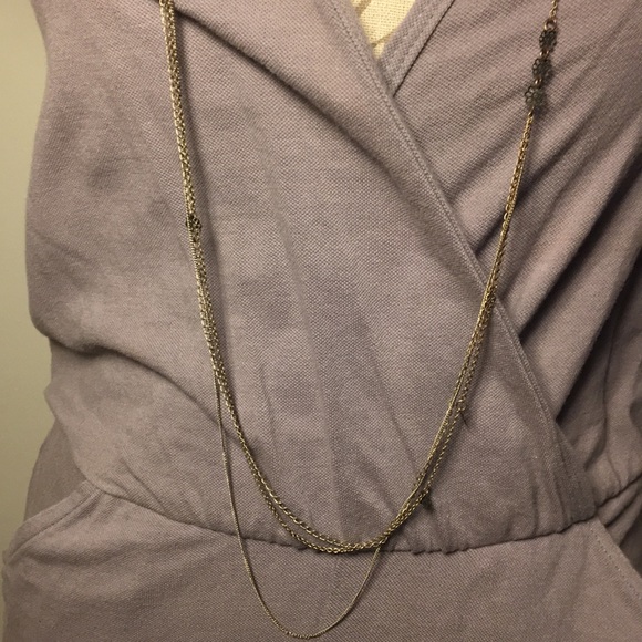 American Apparel grey short v-neck romper, small - Picture 2 of 7